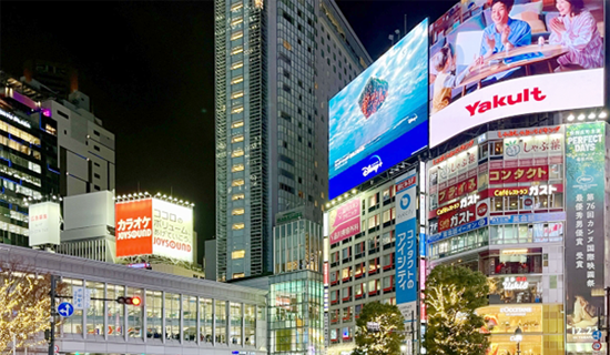 香川県高松市LEDビジョン広告/V-NET/広告管理