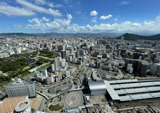 香川県/LEDビジョン/V-NETの強み(LED広告ビジョン設置台数、香川県下NO.1 )